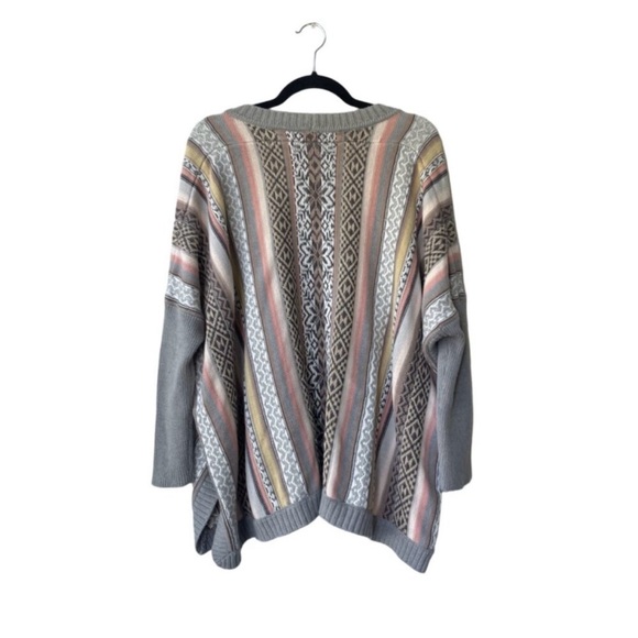 CAbi Fair Isle Sweater/Poncho Style 3121 - Picture 3 of 4